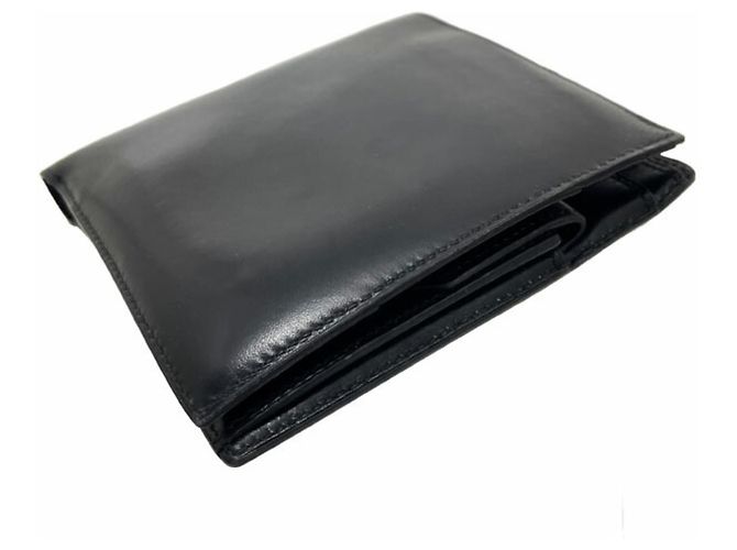 Hermès Hermes Bi-fold Leather Wallet in Black - view 3