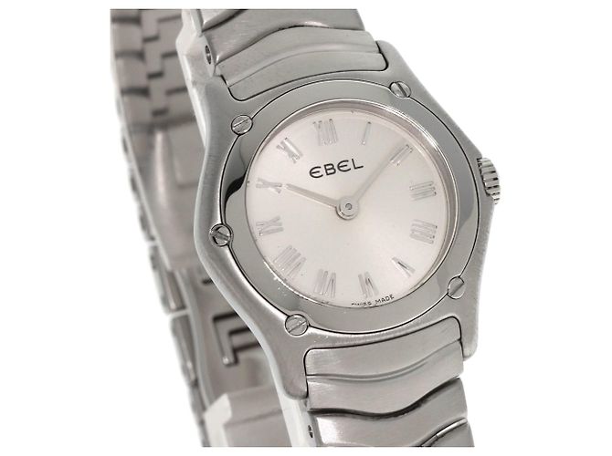 Damenarmbanduhr aus Edelstahl EBEL Classic Wave - Ansicht 4