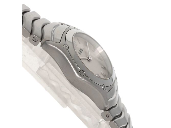 Damenarmbanduhr aus Edelstahl EBEL Classic Wave - Ansicht 6