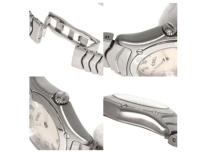 Damenarmbanduhr aus Edelstahl EBEL Classic Wave - Ansicht 8