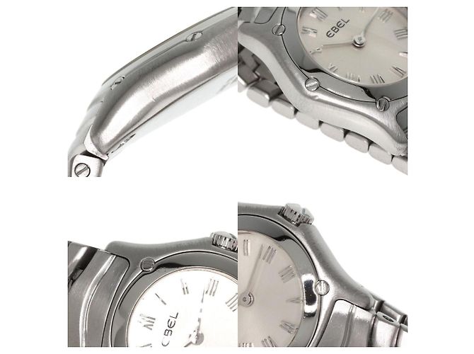 Damenarmbanduhr aus Edelstahl EBEL Classic Wave - Ansicht 9