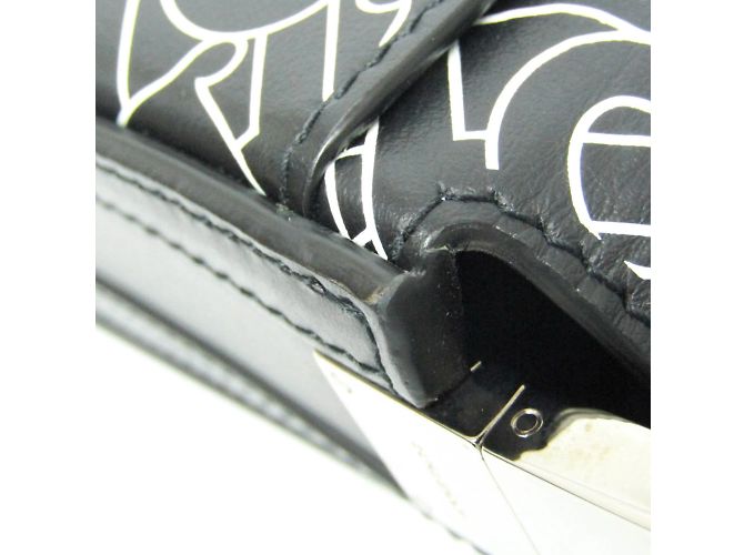 Borsa a spalla in pelle con monogramma TB per donne di Burberry Nero - vista 8