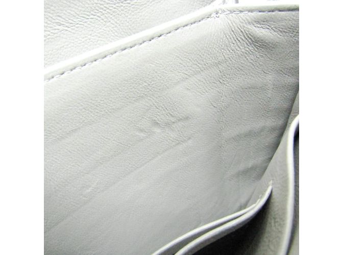 Borsa a spalla in pelle grigia Balenciaga Marrone - vista 12