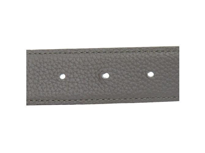 Hermès Cintura da uomo Hermes Constance Taurillon Argento - vista 5