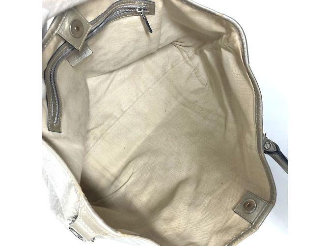Borsa a spalla Gucci GG Stampata Beige D'oro - vista 12