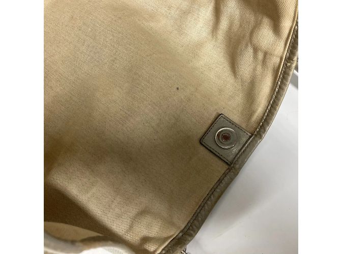 Borsa a spalla Gucci GG Stampata Beige D'oro - vista 13