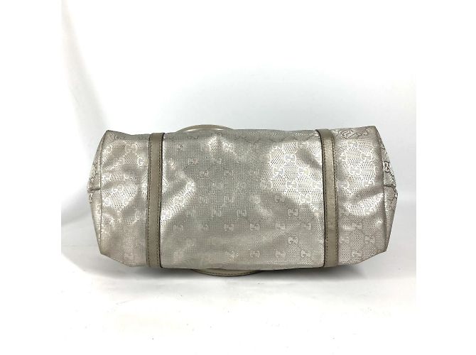 Borsa a spalla Gucci GG Stampata Beige D'oro - vista 5