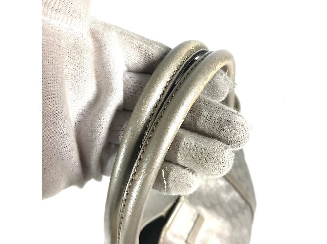 Borsa a spalla Gucci GG Stampata Beige D'oro - vista 8