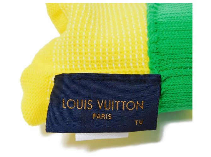 Guanti Gon RGB Louis Vuitton Nero Multicolore Verde Giallo - vista 5
