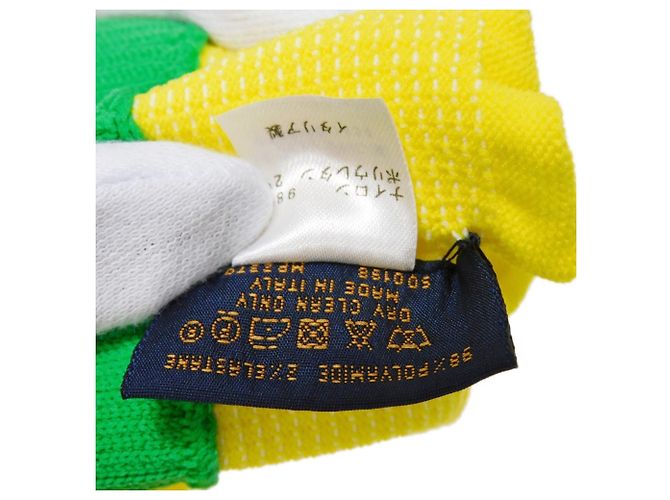 Guanti Gon RGB Louis Vuitton Nero Multicolore Verde Giallo - vista 6