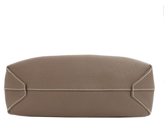 Hermès Borsa tote Hermes Double Sens 28 Marrone - vista 4
