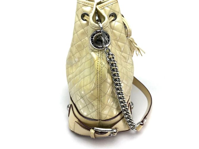 Borsa a Spalla Trapuntata Dolce & Gabbana Beige - vista 4