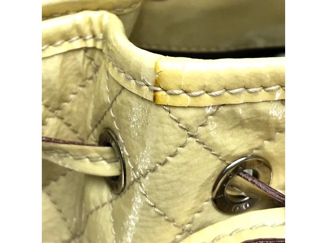 Borsa a Spalla Trapuntata Dolce & Gabbana Beige - vista 6