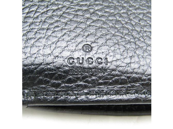 Gucci PETITE MARMONT Leder Geldbörse Schwarz - Ansicht 10