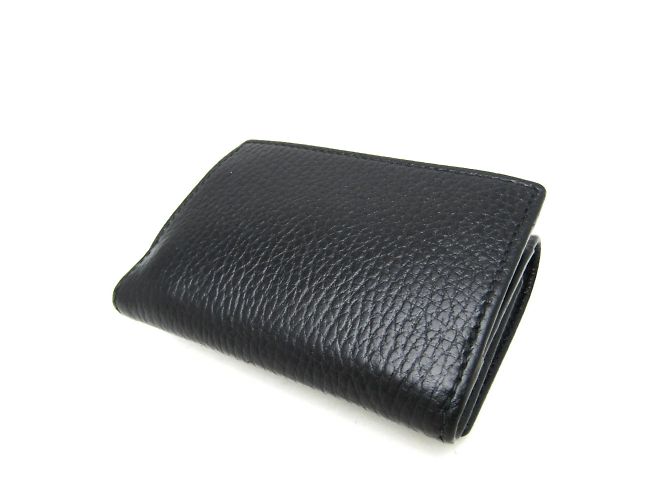 Gucci PETITE MARMONT Leder Geldbörse Schwarz - Ansicht 3