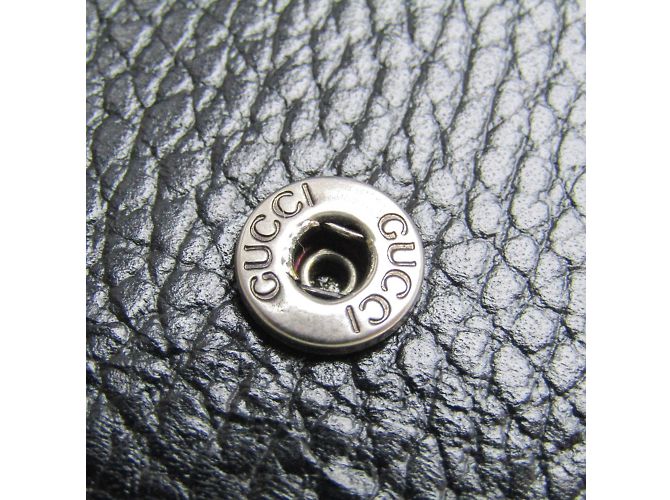 Gucci PETITE MARMONT Leder Geldbörse Schwarz - Ansicht 9