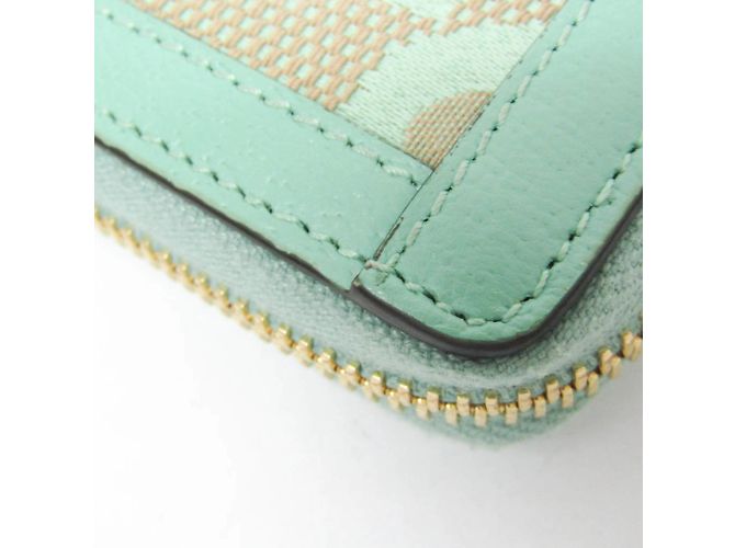 Monedero Gucci Jumbo GG 726503 Beige Verde - vista 6