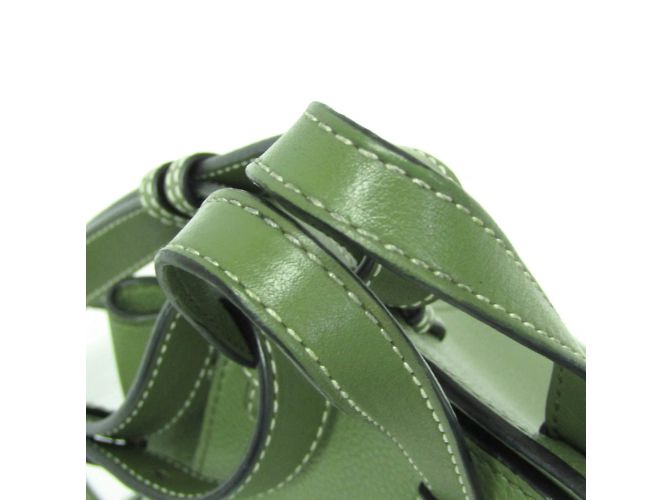 Mini borsa Hammock con cordino Loewe Verde - vista 6