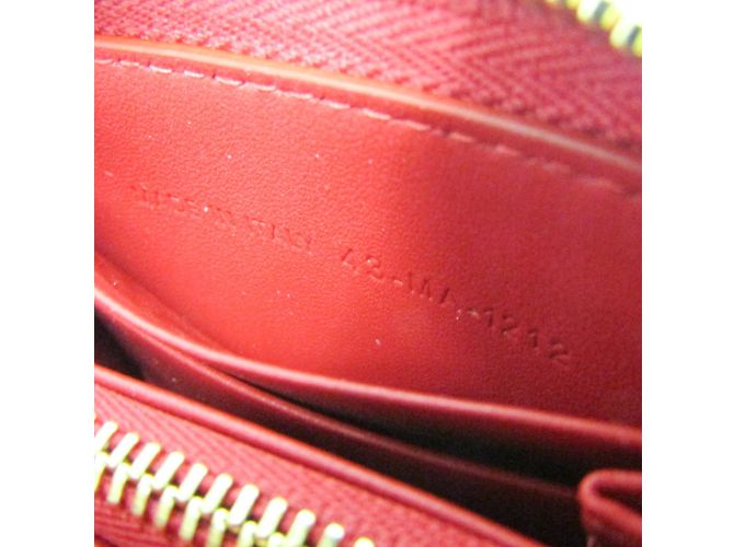 Monedero de cuero Lady Dior de Christian Dior Roja - vista 10