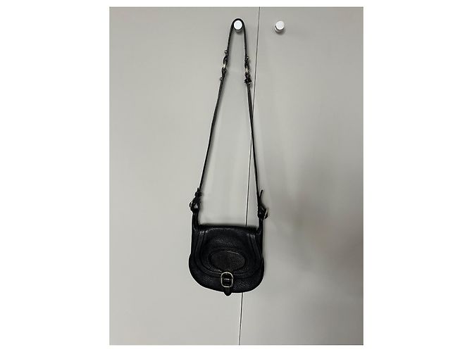 Burberry bolso de hombro de cuero negro - vista 5