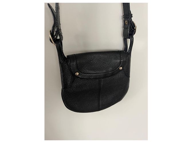 Burberry bolso de hombro de cuero negro - vista 6