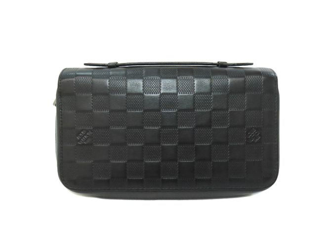 Louis Vuitton N61254 Zippy XL Secondo Borsa Nero - vista 11