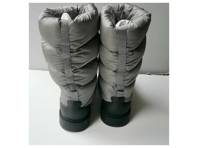 CHANEL Graue Schneestiefel Zustand fast neu T40,5 IT - Ansicht 5