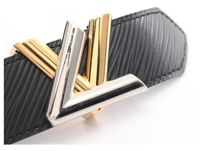 Epi Santur Twist Gürtel von Louis Vuitton Schwarz - Ansicht 7