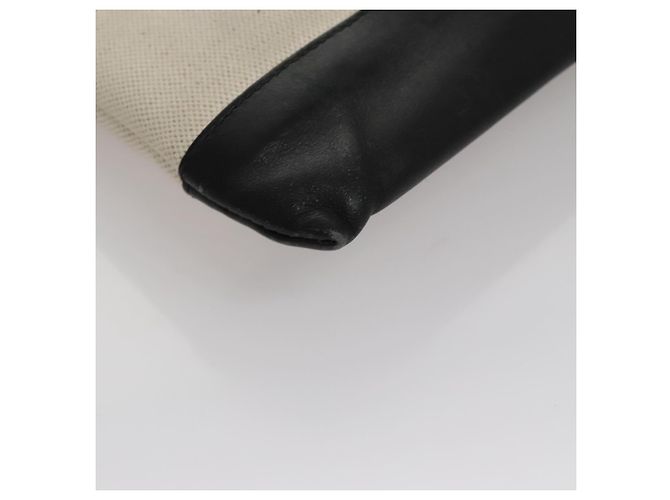 Borsa a mano BALENCIAGA in tela nera e bianca 420407 Auth bs21562 Nero Bianco - vista 10