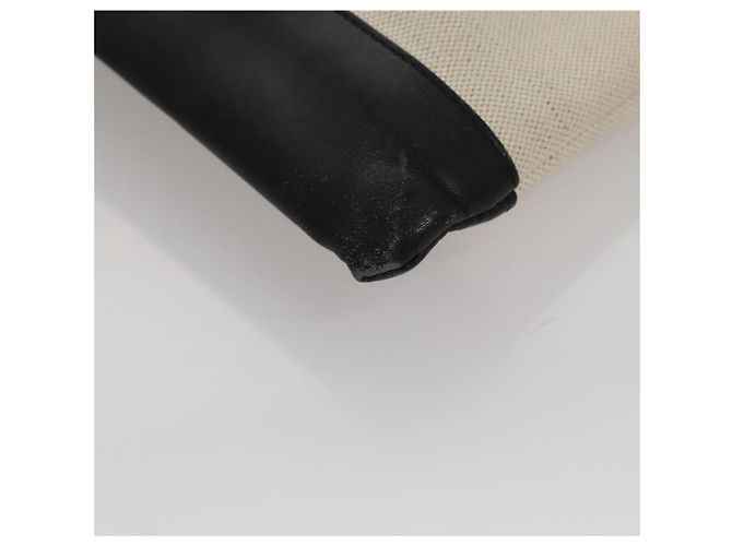 Borsa a mano BALENCIAGA in tela nera e bianca 420407 Auth bs21562 Nero Bianco - vista 11