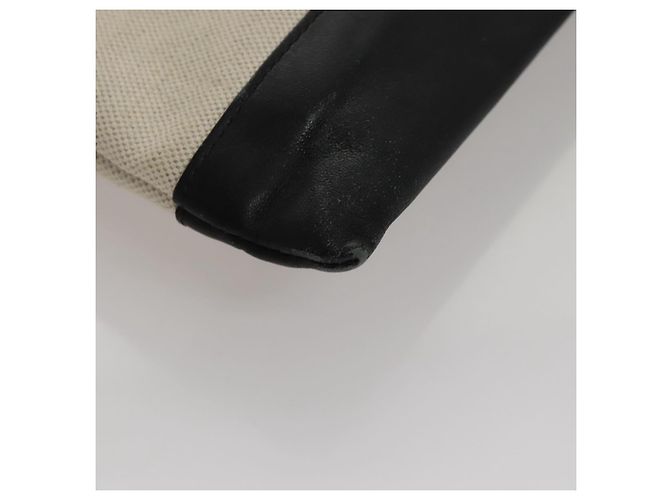 Borsa a mano BALENCIAGA in tela nera e bianca 420407 Auth bs21562 Nero Bianco - vista 8