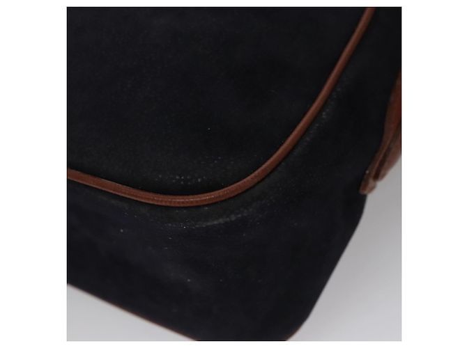 Autre Marque Borsa a Spalla Burberrys in Camoscio Blu Navy Auth bs21460 - vista 10