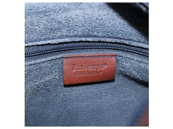 Autre Marque Borsa a Spalla Burberrys in Camoscio Blu Navy Auth bs21460 - vista 16