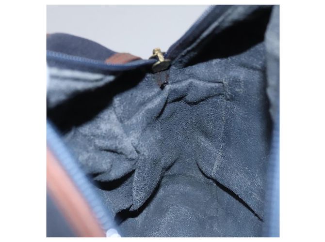 Autre Marque Borsa a Spalla Burberrys in Camoscio Blu Navy Auth bs21460 - vista 18