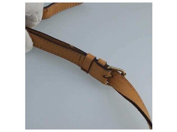 Céline CELINE Macadam Canvas Schultertasche aus PVC-Leder Weiß Auth 110698 - Ansicht 8