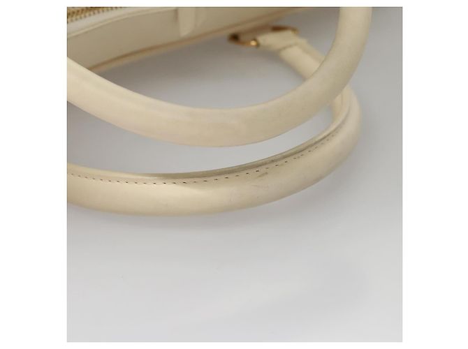 LOUIS VUITTON Varleys 24H Borsa a mano in pelle crema M95360 LV Auth bs20954 Crudo - vista 14