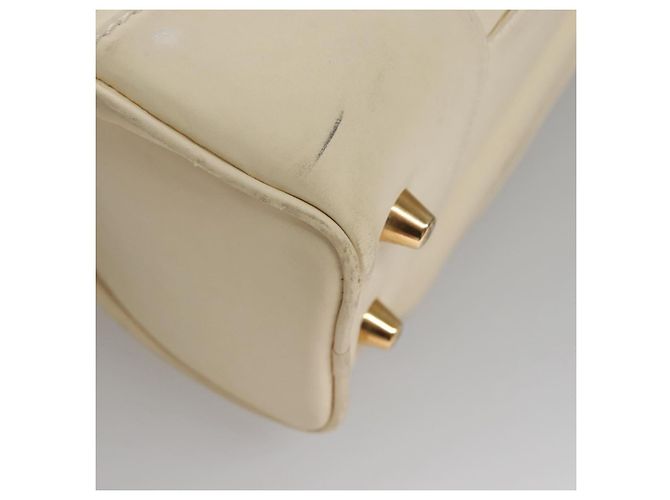 LOUIS VUITTON Varleys 24H Borsa a mano in pelle crema M95360 LV Auth bs20954 Crudo - vista 15