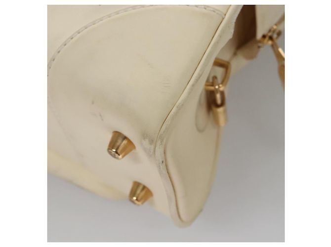 LOUIS VUITTON Varleys 24H Borsa a mano in pelle crema M95360 LV Auth bs20954 Crudo - vista 16
