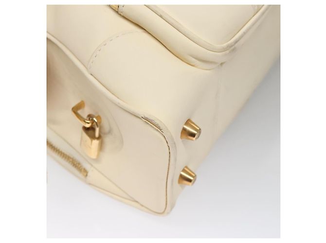 LOUIS VUITTON Varleys 24H Borsa a mano in pelle crema M95360 LV Auth bs20954 Crudo - vista 17
