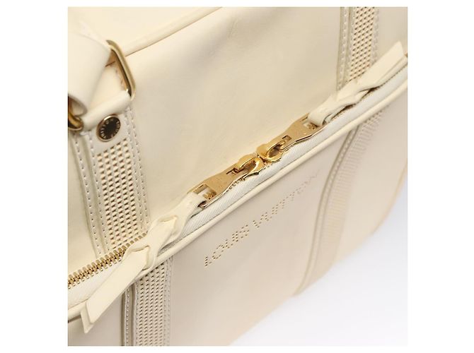 LOUIS VUITTON Varleys 24H Borsa a mano in pelle crema M95360 LV Auth bs20954 Crudo - vista 19