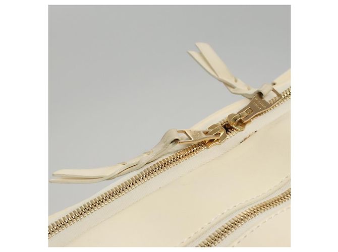 LOUIS VUITTON Varleys 24H Borsa a mano in pelle crema M95360 LV Auth bs20954 Crudo - vista 21