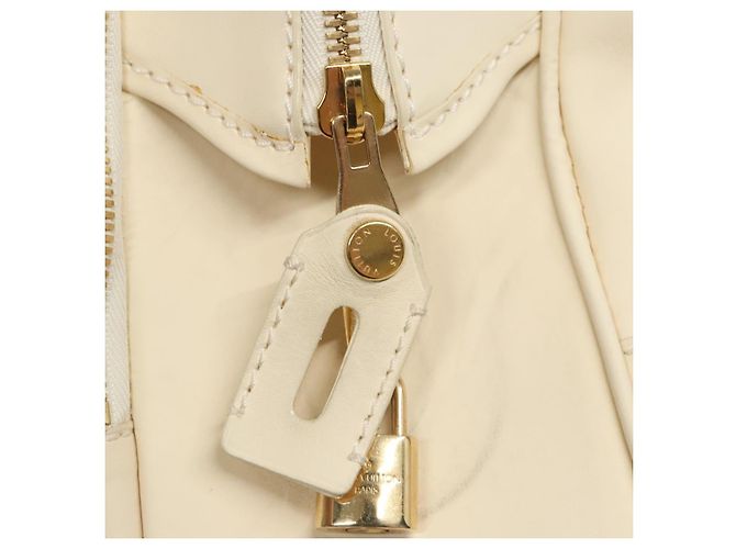 LOUIS VUITTON Varleys 24H Borsa a mano in pelle crema M95360 LV Auth bs20954 Crudo - vista 22
