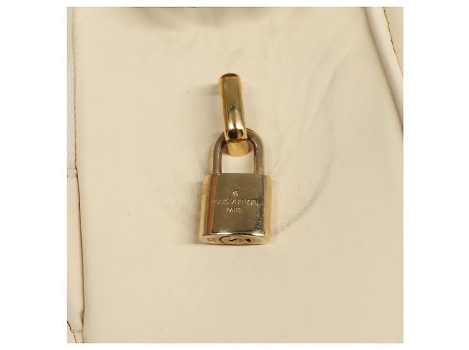 LOUIS VUITTON Varleys 24H Borsa a mano in pelle crema M95360 LV Auth bs20954 Crudo - vista 23