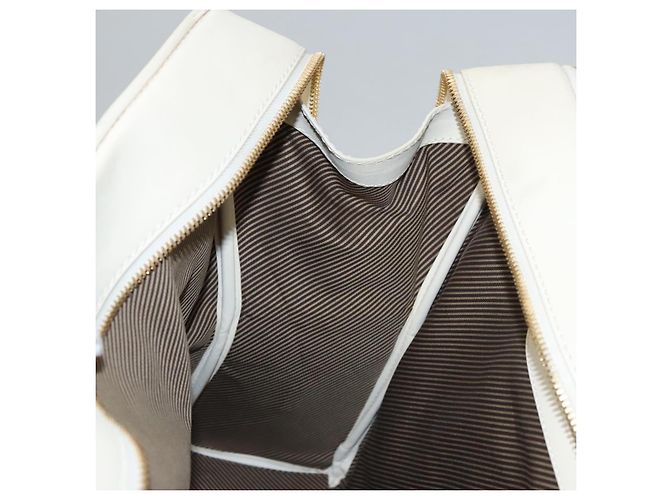 LOUIS VUITTON Varleys 24H Borsa a mano in pelle crema M95360 LV Auth bs20954 Crudo - vista 25