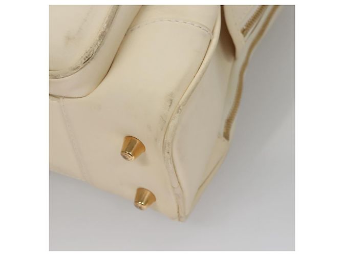 LOUIS VUITTON Varleys 24H Borsa a mano in pelle crema M95360 LV Auth bs20954 Crudo - vista 9