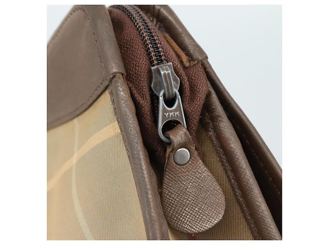 Autre Marque Borsa a mano in tela beige Burberrys Nova Check Auth bs21459 - vista 12