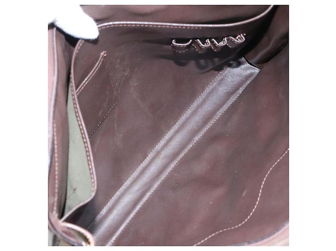 Autre Marque Borsa a mano in tela beige Burberrys Nova Check Auth bs21459 - vista 13