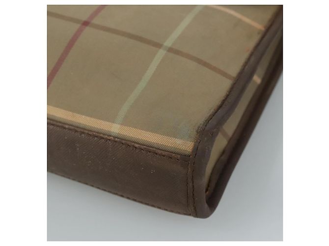 Autre Marque Borsa a mano in tela beige Burberrys Nova Check Auth bs21459 - vista 8