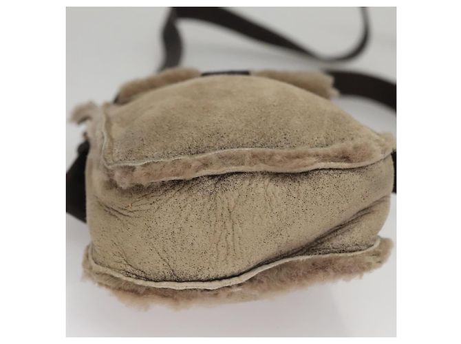 Céline Borsa a Spalla CELINE Mouton Beige Auth 108155 - vista 5