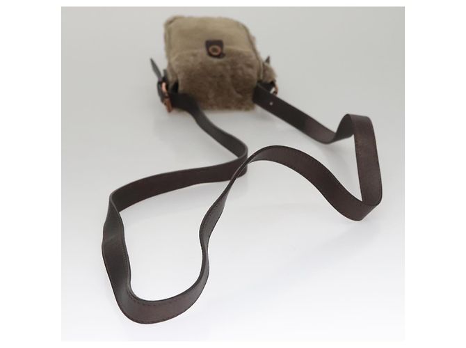 Céline Borsa a Spalla CELINE Mouton Beige Auth 108155 - vista 7